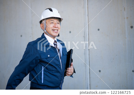 Veteran construction manager and architect 122166725