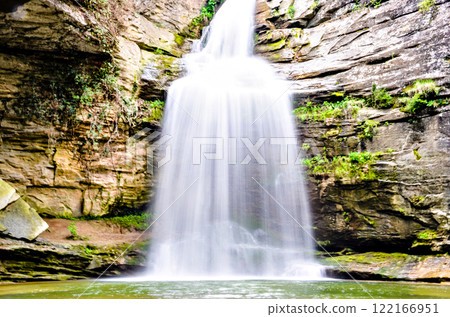 La Foradada de Cantonigros waterfall in Osona, Barcelona La Foradada de Cantonigros waterfall in Osona, Barcelona 122166951