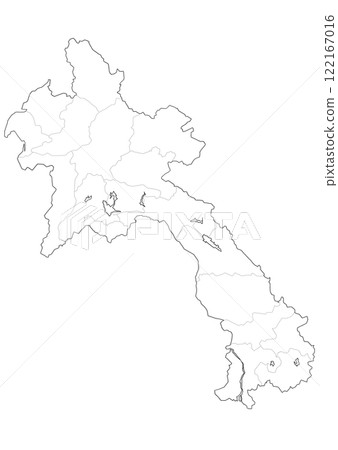 Blank map of Laos Blank map of Laos 122167016
