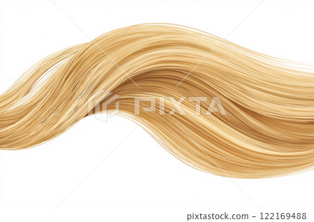 Close-up of sleek and smooth blonde hair showcasing natural gloss and texture. Beautiful healthy long blond hair lock, haircut, hairstyle. Dyed hair, coloring, hair extension, cure, treatment concept. Close-up of sleek and smooth blonde hair showcasing natural gloss and texture. Beautiful healthy long blond hair lock, haircut, hairstyle. Dyed hair, coloring, hair extension, cure, treatment concept. 122169488