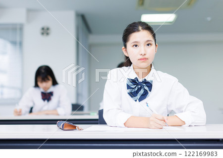 A high school student 122169983