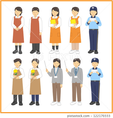 職業多人插圖集 職業多人插圖集 122170333