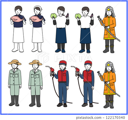 職業多人插圖集 122170340