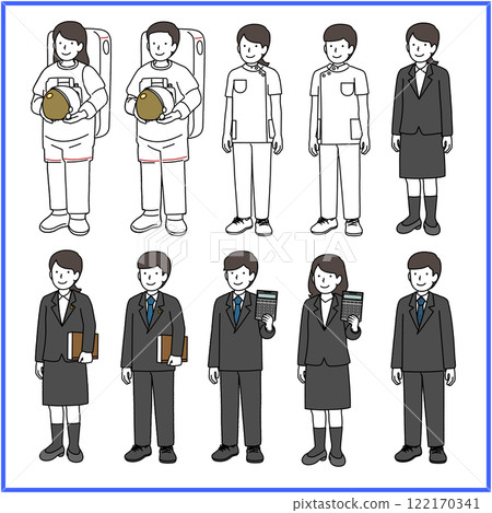 職業多人插圖集 122170341