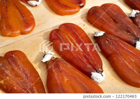 mullet roe sun new year dry lunar new year insolation Mullet roe カラスミ 122170463