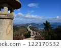 Clear skies: Mt. Shirataki and Innoshima Bridge 122170532