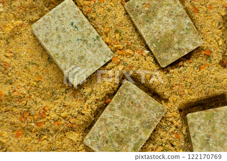 Flavor Cubes with Seasoning Mix. All-Purpose Cooking Cubes Flavor Cubes with Seasoning Mix. All-Purpose Cooking Cubes 122170769