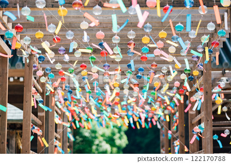<Kasui-ji Temple> A spectacular view of the wind chime festival that makes you feel the summer <Kasui-ji Temple> A spectacular view of the wind chime festival that makes you feel the summer 122170788