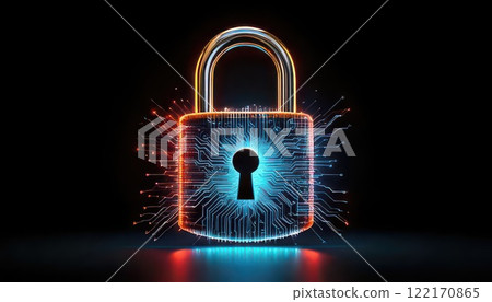 《AI Image》Digital Cyber Security Image 122170865