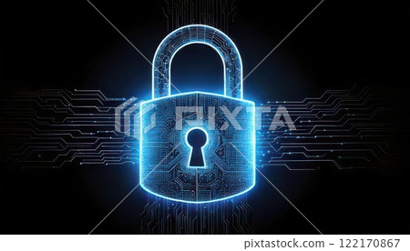 《AI Image》Digital Cyber Security Image 122170867