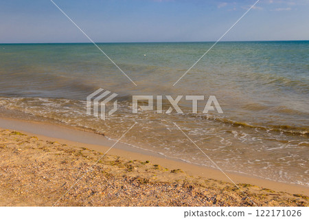 View of the Black sea in UKraine 122171026