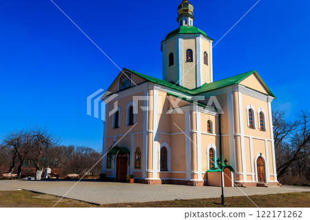 Holy Trinity Motroninsky convent in Kholodny Yar, Ukraine Holy Trinity Motroninsky convent in Kholodny Yar, Ukraine 122171262