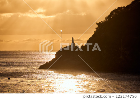 Sunset at the statue of Mary Sunset at the statue of Mary 122174756