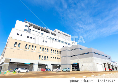 新建核心醫院的城市景觀 新建核心醫院的城市景觀 122174957