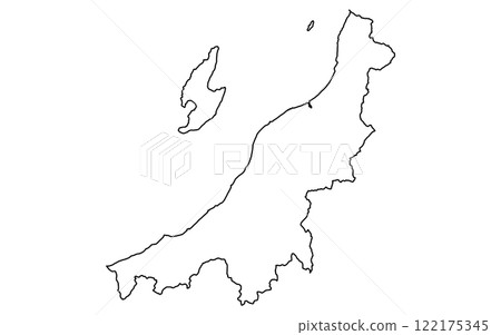 現實的新潟地圖(畫線) 現實的新潟地圖(畫線) 122175345