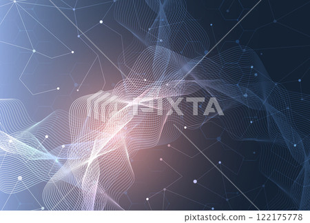 Abstract background that resembles an electrical signal 122175778