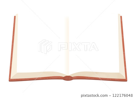 A simple image of a book with blank pages A simple image of a book with blank pages 122176048