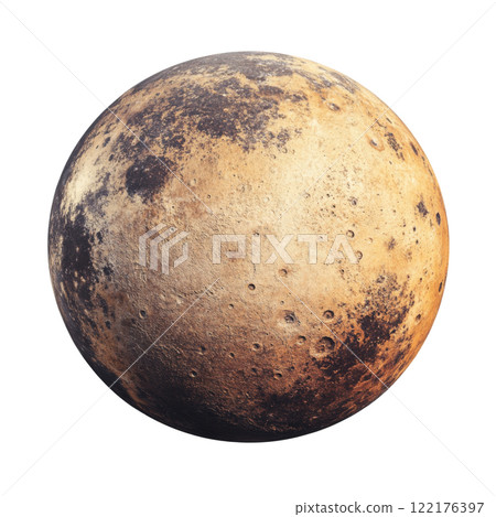 Mercury planet isolated on white background. Mercury planet isolated on white background. 122176397