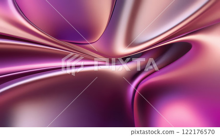 Smooth, flowing shapes in vibrant purple and pink hues intertwine, creating a mesmerizing abstract design that captures the eye with its fluidity and depth. Smooth, flowing shapes in vibrant purple and pink hues intertwine, creating a mesmerizing abstract design that captures the eye with its fluidity and depth. 122176570