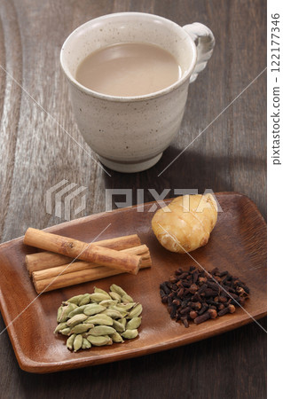 chai spice drink chai spice drink 122177346