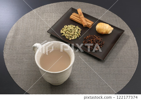 chai spice drink chai spice drink 122177374