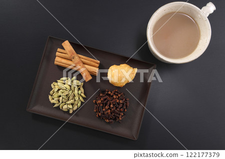 chai spice drink chai spice drink 122177379