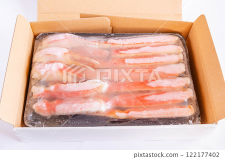 Boxed frozen boiled snow crab Boxed frozen boiled snow crab 122177402