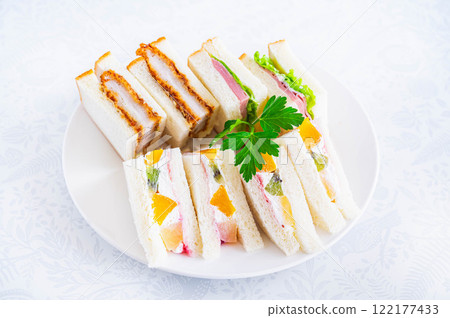 Colorful sandwich 122177433