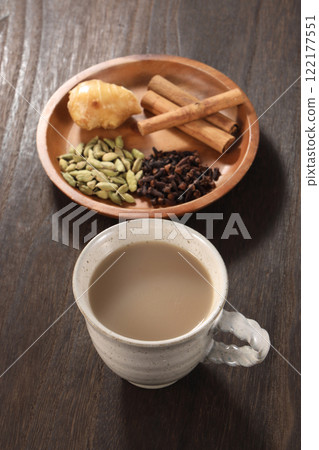 chai spice drink chai spice drink 122177551