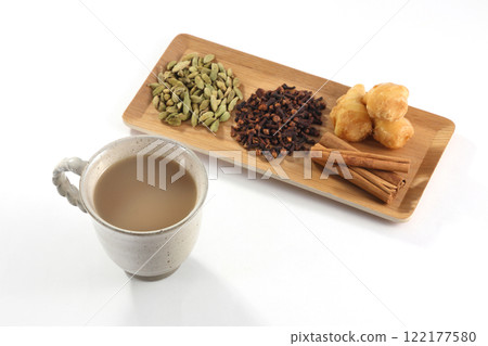 chai spice drink chai spice drink 122177580