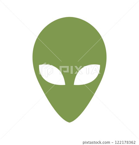 Alien logo icon design 122178362