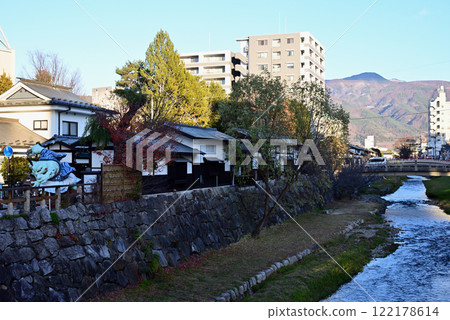 Matsumoto City scenery - Nawate Street, Metoba River - 122178614