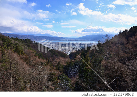 View of Lake Suwa from Shiojiri Pass View of Lake Suwa from Shiojiri Pass 122179068