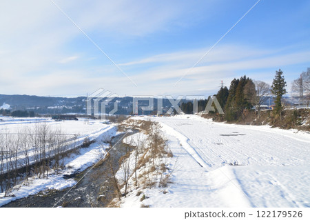 JR東日本飯山線十日町站至越後角站的風景（2022年12月） 122179526