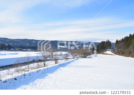 JR東日本飯山線十日町站至越後角站的風景（2022年12月） 122179531