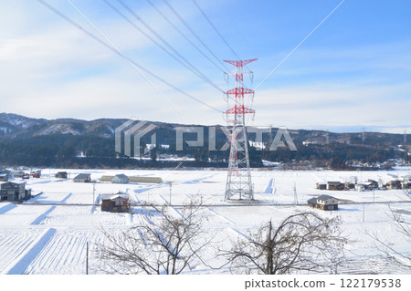 JR東日本飯山線十日町站至越後角站的風景（2022年12月） 122179538