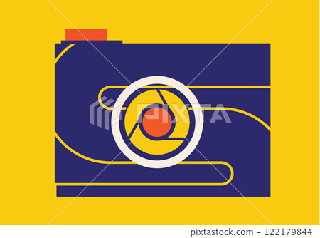 Old style classic Photo Camera vector ilustration Old style classic Photo Camera vector ilustration 122179844