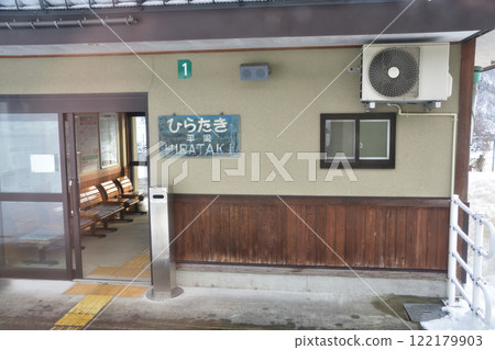 JR東日本飯山線從森宮之原站到西大瀧站的風景（2022年12月） 122179903