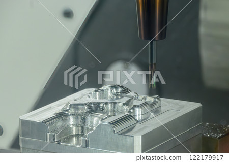 The mold and die manufacturing concepts by CNC milling machine. 122179917