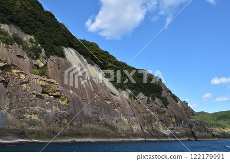 Onigajo Castle on a clear day in Mie 122179991