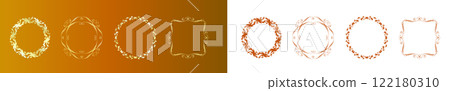 Elegant decorative borders Elegant decorative borders 122180310