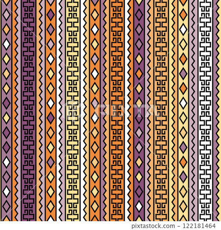 Seamless colorful pattern in oriental style. A template for textures, textiles, decorations, postcards, posters and interior design. An idea for creative design Seamless colorful pattern in oriental style. A template for textures, textiles, decorations, postcards, posters and interior design. An idea for creative design 122181464