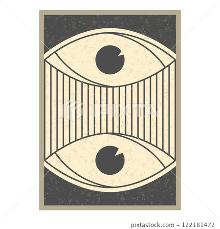 The poster. A conceptual idea for interior design, a postage stamp or a cover. A template for abstract creativity. The deep meaning of art The poster. A conceptual idea for interior design, a postage stamp or a cover. A template for abstract creativity. The deep meaning of art 122181472