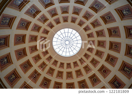 Interior of Altes Museum, Old Museum in Museum Island complex in historic center of Berlin, Germany 122181809