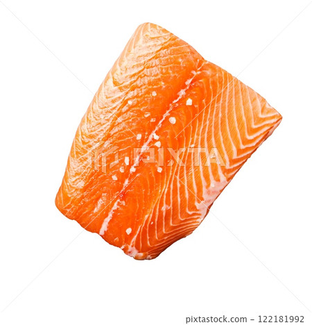 Raw salmon fillet Raw salmon fillet 122181992