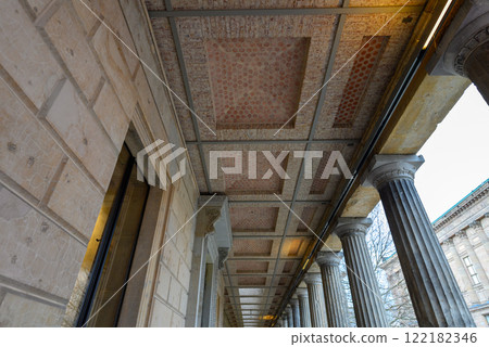 Neues Museum, New Museum in Museum Island complex in historic center of Berlin, Germany Neues Museum, New Museum in Museum Island complex in historic center of Berlin, Germany 122182346