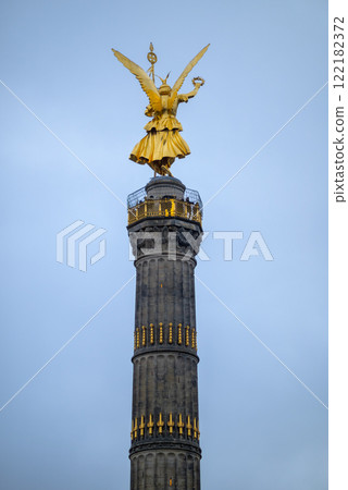Victory Column, Siegessaule, commemorating victory in wars of German unification, in Berlin, Germany Victory Column, Siegessaule, commemorating victory in wars of German unification, in Berlin, Germany 122182372