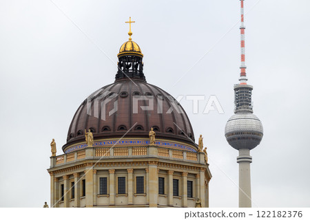 Humboldt Forum museum of human history, art and culture, in the Berlin Palace on the Museum Island in Berlin, Germany Humboldt Forum museum of human history, art and culture, in the Berlin Palace on the Museum Island in Berlin, Germany 122182376