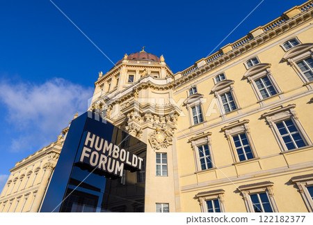 Humboldt Forum museum of human history, art and culture, in the Berlin Palace on the Museum Island in Berlin, Germany 122182377