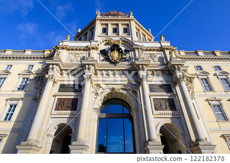 Humboldt Forum museum of human history, art and culture, in the Berlin Palace on the Museum Island in Berlin, Germany Humboldt Forum museum of human history, art and culture, in the Berlin Palace on the Museum Island in Berlin, Germany 122182378